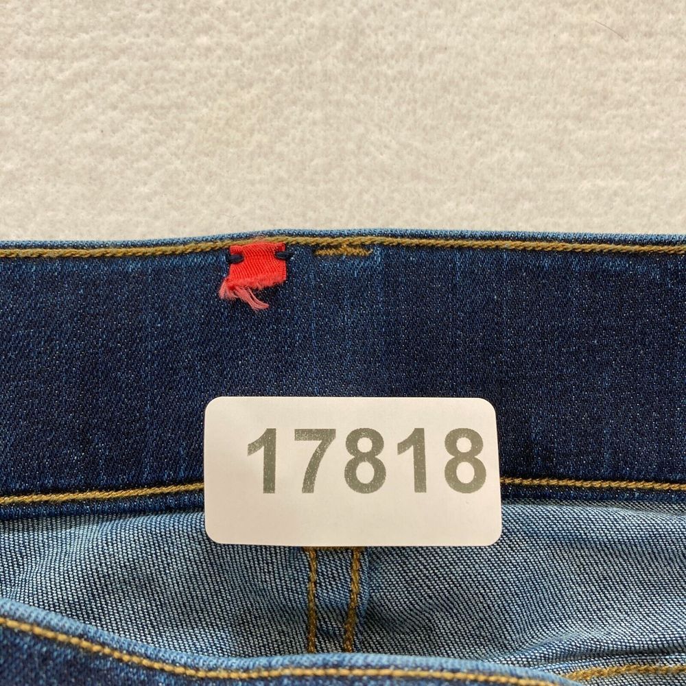 Spanx Jeans Women's 30x28 Pull On Skinny Ankle Dark Wash Blue Stretch Denim - Picture 4 of 12